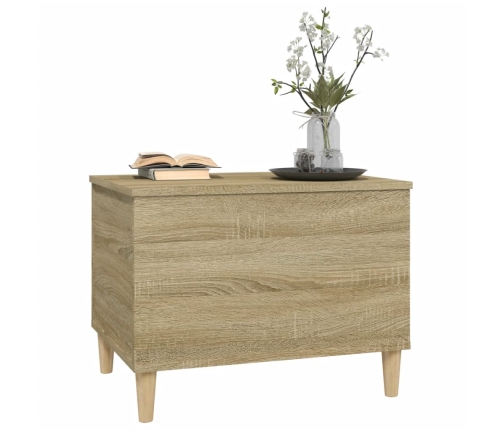 Mesa de centro madera contrachapada roble Sonoma 60x44,5x45 cm