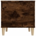 vidaXL Mesa de centro madera contrachapada roble ahumado 60x44,5x45 cm