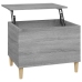 Mesa de centro madera contrachapada gris Sonoma 60x44,5x45 cm