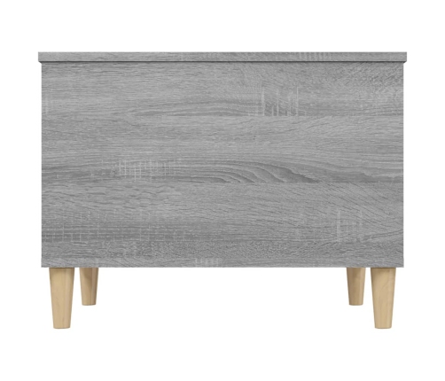 Mesa de centro madera contrachapada gris Sonoma 60x44,5x45 cm