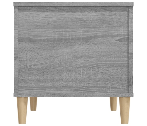 Mesa de centro madera contrachapada gris Sonoma 60x44,5x45 cm