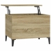 vidaXL Mesa de centro madera contrachapada roble Sonoma 60x44,5x45 cm