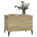 vidaXL Mesa de centro madera contrachapada roble Sonoma 60x44,5x45 cm