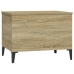 vidaXL Mesa de centro madera contrachapada roble Sonoma 60x44,5x45 cm