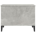 vidaXL Mesa de centro madera contrachapada gris hormigón 60x44,5x45 cm