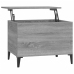 Mesa de centro madera contrachapada gris Sonoma 60x44,5x45 cm