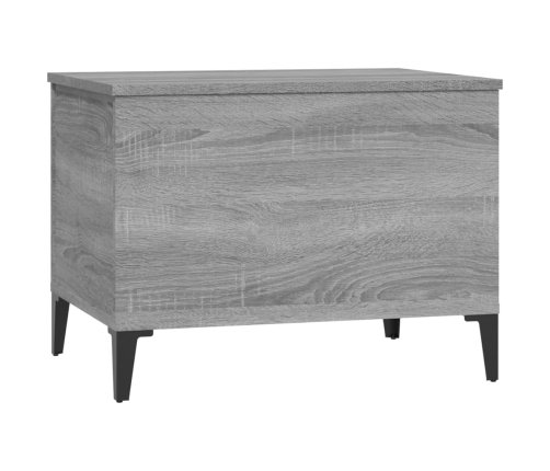 Mesa de centro madera contrachapada gris Sonoma 60x44,5x45 cm