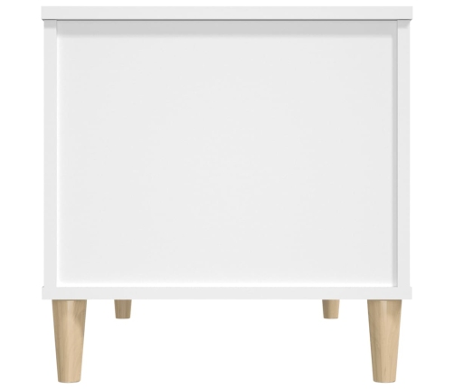 Mesa de centro madera contrachapada blanco 90x44,5x45 cm