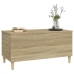 vidaXL Mesa de centro madera contrachapada roble Sonoma 90x44,5x45 cm