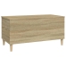 vidaXL Mesa de centro madera contrachapada roble Sonoma 90x44,5x45 cm