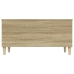 vidaXL Mesa de centro madera contrachapada roble Sonoma 90x44,5x45 cm