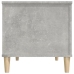 Mesa de centro madera contrachapada gris hormigón 90x44,5x45 cm