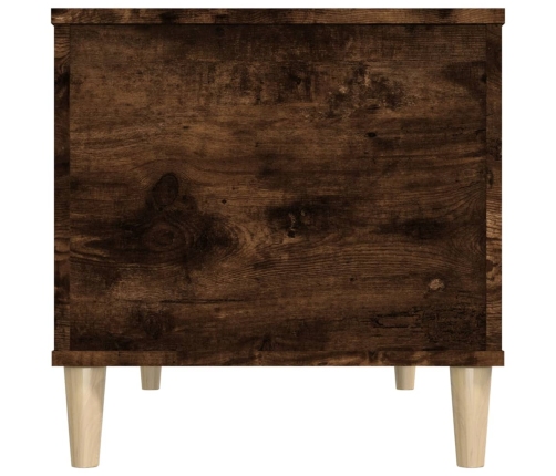 Mesa de centro madera contrachapada roble ahumado 90x44,5x45 cm