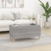 Mesa de centro madera contrachapada gris Sonoma 90x44,5x45 cm