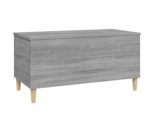 Mesa de centro madera contrachapada gris Sonoma 90x44,5x45 cm