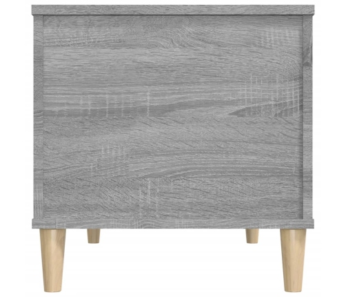 Mesa de centro madera contrachapada gris Sonoma 90x44,5x45 cm