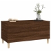 Mesa de centro madera contrachapada roble marrón 90x44,5x45 cm