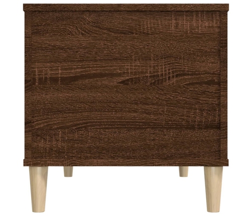 Mesa de centro madera contrachapada roble marrón 90x44,5x45 cm