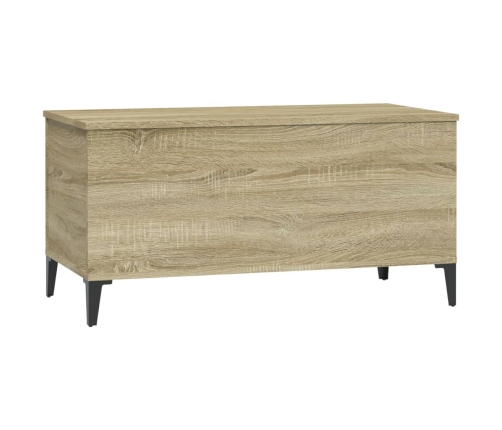 Mesa de centro madera contrachapada roble Sonoma 90x44,5x45 cm