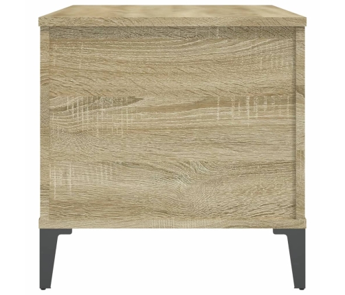 Mesa de centro madera contrachapada roble Sonoma 90x44,5x45 cm