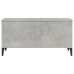 Mesa de centro madera contrachapada gris hormigón 90x44,5x45 cm