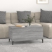 vidaXL Mesa de centro madera contrachapada gris Sonoma 90x44,5x45 cm