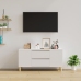 Mueble para TV madera contrachapada blanco 102x44,5x50 cm