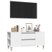 Mueble para TV madera contrachapada blanco 102x44,5x50 cm