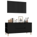 Mueble para TV madera contrachapada negro 102x44,5x50 cm