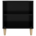 Mueble para TV madera contrachapada negro 102x44,5x50 cm