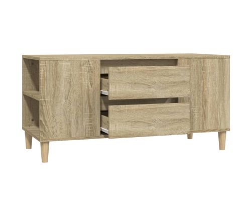 Mueble para TV madera contrachapada roble Sonoma 102x44,5x50 cm