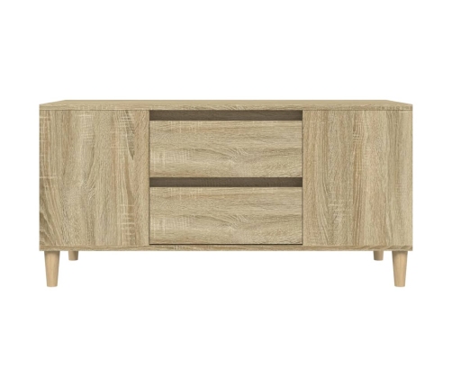 Mueble para TV madera contrachapada roble Sonoma 102x44,5x50 cm