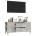 Mueble de TV madera contrachapada gris hormigón 102x44,5x50 cm