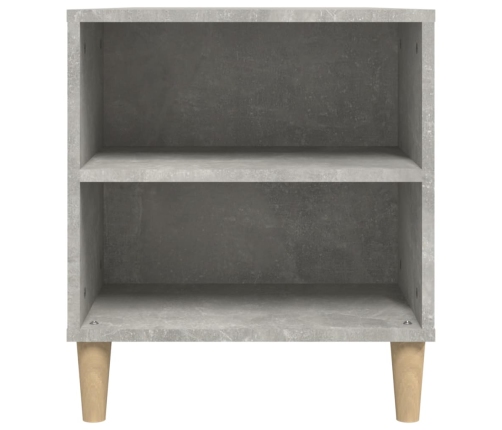 Mueble de TV madera contrachapada gris hormigón 102x44,5x50 cm