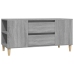 Mueble de TV madera contrachapada gris Sonoma 102x44,5x50 cm