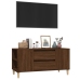 Mueble para TV madera contrachapada marrón roble 102x44,5x50 cm