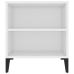 vidaXL Mueble para TV madera contrachapada blanco 102x44,5x50 cm