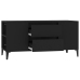 vidaXL Mueble para TV madera contrachapada negro 102x44,5x50 cm