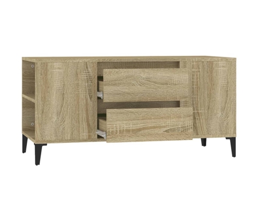 Mueble para TV madera contrachapada roble Sonoma 102x44,5x50 cm