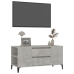 Mueble de TV madera contrachapada gris hormigón 102x44,5x50 cm