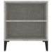 Mueble de TV madera contrachapada gris hormigón 102x44,5x50 cm