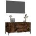 Mueble de TV madera contrachapada roble ahumado 102x44,5x50 cm