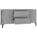 vidaXL Mueble de TV madera contrachapada gris Sonoma 102x44,5x50 cm