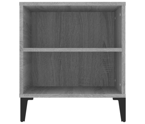 vidaXL Mueble de TV madera contrachapada gris Sonoma 102x44,5x50 cm