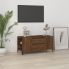 vidaXL Mueble para TV madera contrachapada marrón roble 102x44,5x50 cm