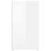 Aparador madera contrachapada blanco brillante 100x33x59,5 cm