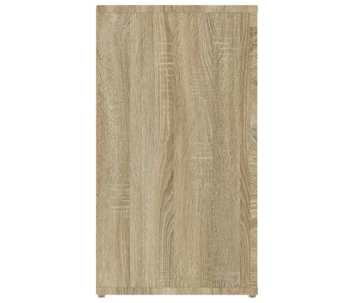 Aparador madera contrachapada roble Sonoma 100x33x59,5 cm