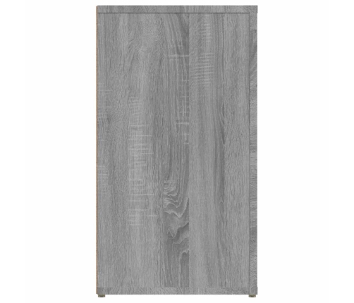 Aparador de madera contrachapada gris Sonoma 100x33x59,5 cm