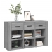 Aparador de madera contrachapada gris Sonoma 100x30x59,5 cm