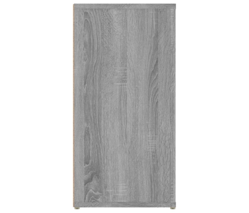 Aparador de madera contrachapada gris Sonoma 100x30x59,5 cm